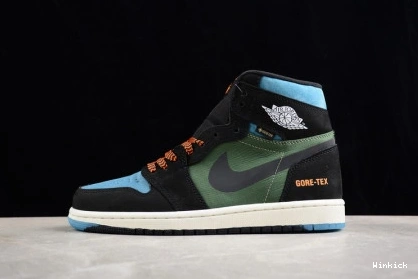OLIVE' 1 HIGH JORDAN ELEMENT 'BLACK GORE-TEX DB2889-003 AIR 0714